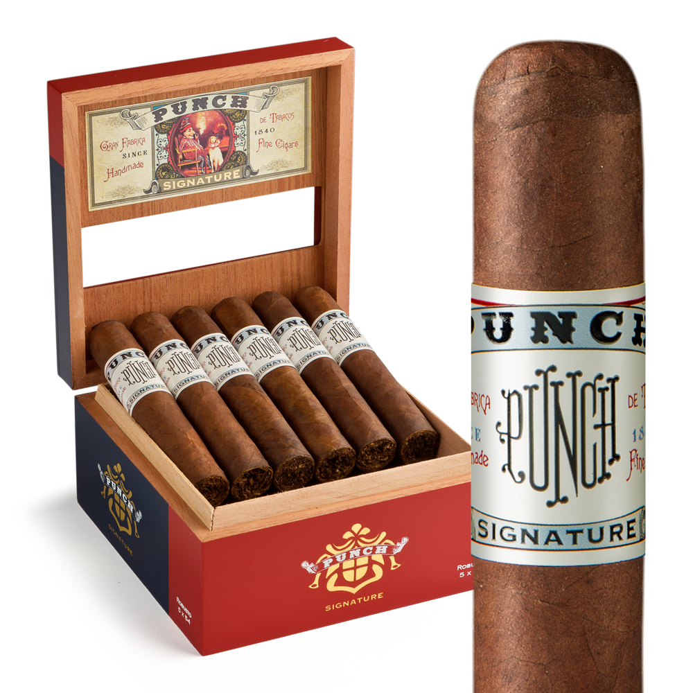 Punch Signature Robusto Handmade Punch Signature Cigars Box